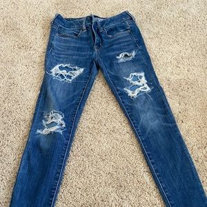 American Eagle Super Stretch high waisted jeans